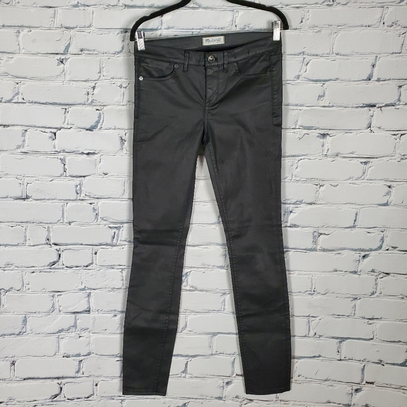 Madewell Black Coated Skinny Jeans - Picture 2 of 9